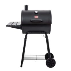 Char-Griller Wrangler 23-in Black Barrel Charcoal Grill