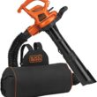 BLACK+DECKER Electric Leaf Blower, Leaf Vacuum and Mulcher 3 in 1, 250 mph Airflow, 400 cfm Delivery Power, Reusable Bag Included, Corded (BEBL7000) - 1
