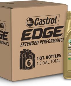 Castrol Edge Extended Performance 0W-20 Advanced Full Synthetic Motor Oil, 1 Quart, Pack of 6 - 1