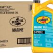 Pennzoil Marine XLF Marine Outboard Synthetic Blend Engine Oil (1-Gallon, Case of 3) - 1