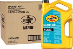 Pennzoil Marine XLF Marine Outboard Synthetic Blend Engine Oil (1-Gallon, Case of 3) - 1