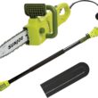 Sun Joe SWJ807E 10 inch 8.0 Amp Electric Convertible Pole Chain Saw, Green - 1