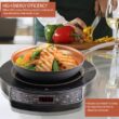 Nuwave Gold Precision Induction Cooktop, Portable, Powerful with Large 8” Heating Coil,100°F to 575°F, 3 Wattage Settings, 12” Heat-Resistant Cooking Surface - 3