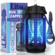 LiBa Electric Bug Zapper, Outdoor & Indoor Insect Killer with Switch – 4000V Powerful Grid, 20W Extra Brightness IPX4 Waterproof Mosquito Repellent Outdoor, Fly Traps for Backyard Patio - 1