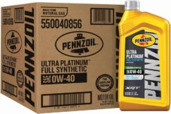 Pennzoil Ultra Platinum Full Synthetic 0W-40 Motor Oil (1 Quart, Case of 6) - 1