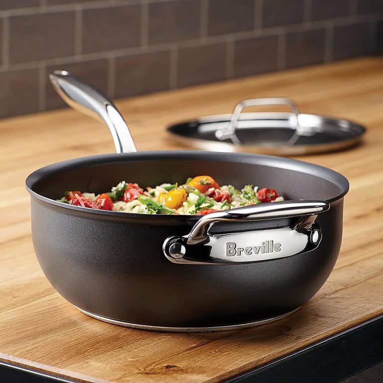 Breville Thermal Pro Hard Anodized Nonstick Sauce Pan/Saucepan/Saucier