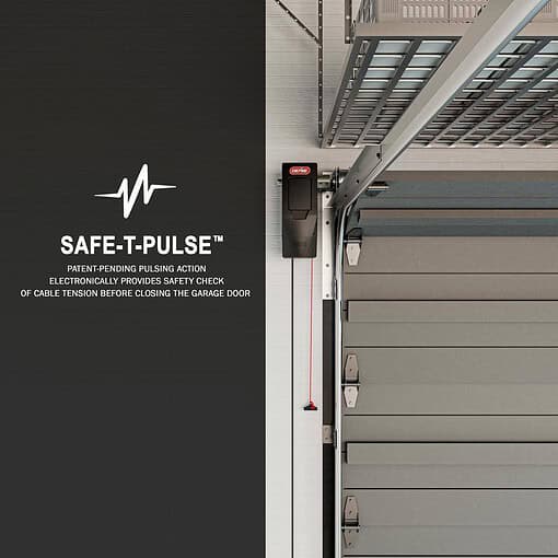 Genie 6172H-B Signature Series Ultra-Quiet Wall Mount Smart Garage Door Opener with Battery Backup, Wi-Fi, Wireless Wall Console