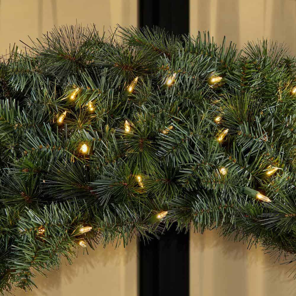 Home Accents Holiday Wesley Pine Wreath - Thumbnail 3