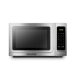 BLACK+DECKER EM036AB14 Digital Microwave Oven with Turntable Push-Button Door, Stainless Steel, 1.4 Cu.ft
