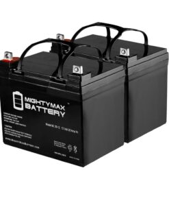MIGHTY MAX BATTERY MAX3553863 12V 35Ah Battery Replacement for Pride Jazzy Select 6 Ultra - 2 Pack