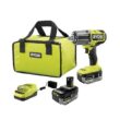 RYOBI PBLIW01K2 ONE+ HP 18V Brushless Cordless 4-Mode 1/2 in. High Torque Impact Wrench Kit with (2) 4.0 Ah Batteries and Charger