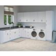 Hampton Bay F11DB18 Westfield Feather White Shaker Stock Drawer Base Kitchen Cabinet (18 in. W x 23.75 in. D x 35 in. H)