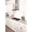 Hampton Bay F11DB18 Westfield Feather White Shaker Stock Drawer Base Kitchen Cabinet (18 in. W x 23.75 in. D x 35 in. H)