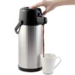 TOMAKEIT 3L(102 Oz) Airpot Beverage Dispenser Insulated Stainless Steel Large Coffee Thermal