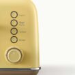 BUYDEEM DT640 4-Slice Toaster, Extra Wide Slots, Retro Stainless Steel, 7-Shade Settings (Mellow Yellow) BUYDEEM DT640 4-Slice Toaster, Extra Wide Slots, Retro Stainless Steel with High Lift Lever, Bagel and Muffin Function, Removal Crumb Tray, 7-Shade Settings (Mellow Yellow) - 2