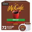 McCafe Premium Roast Decaf Coffee, Single Serve Keurig K-Cup Pods, Decaffeinated, 72 Count (6 Packs of 12) - 1