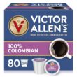 Victor Allen's Coffee 100% Colombian, Medium Roast, 80 Count, Single Serve Coffee Pods for Keurig K-Cup Brewers - 1