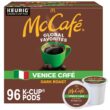 McCafe Venice Cafe, Single Serve Coffee Keurig K-Cup Pods, Dark Roast Coffee, 96 Count (4 Packs of 24) - 1