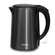 COSORI Electric Kettle Stainless Steel Interior Double Wall, Wide-Open Lid 1.5L 1500W Electric Tea Kettle, Black