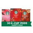 Starbucks K-Cup Coffee Pods, Medium Roast And Naturally Flavored Coffee, Limited Edition Holiday Coffee Variety Pack, 100% Arabica, 3 Boxes (30 Pods Total) - 1