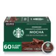 Starbucks Medium Roast K-Cup Coffee Pods — Mocha for Keurig Brewers — 6 boxes (60 pods total) - 1
