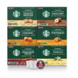Starbucks K-Cup Coffee Pods—Flavored Coffee—Variety Pack for Keurig Brewers—Naturally Flavored—100% Arabica—6 boxes (60 pods total) - 1