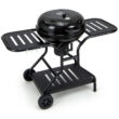 Costway 22 Inches 2 Layer Racks Barbecue Grill with Wheels for Outdoor Camping