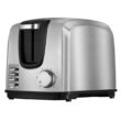 Black and Decker Stainless Steel Extra Wide 2 Slot Toaster in Silver