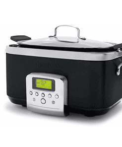 GreenPan 6-quart Elite Ceramic Nonstick 8-in-1 Programmable Electric Slow Cooker - Black