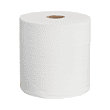 AmazonCommercial 1-Ply White Hardwound Paper Towels, 800 Feet per Roll, Pack of 6