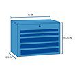 CRAFTSMAN Versastack 17-in Red Plastic Tool Box