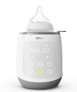 HEYVALUE Bottle Warmer, Baby Bottle Warmer 10-in-1 Fast Baby Food Heater & Thaw BPA-Free Milk Warmer