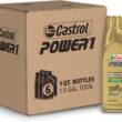 Castrol Power1 4T 10W-50 Full Synthetic Motorcycle Oil, 1 Quart, Pack of 6 - 1