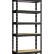 PrimeZone Storage Shelves 5 Tier Adjustable Garage Storage Shelving, 28