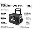 TOUGHBUILT StackTech 22.3-in Black Plastic Wheels Lockable Tool Box