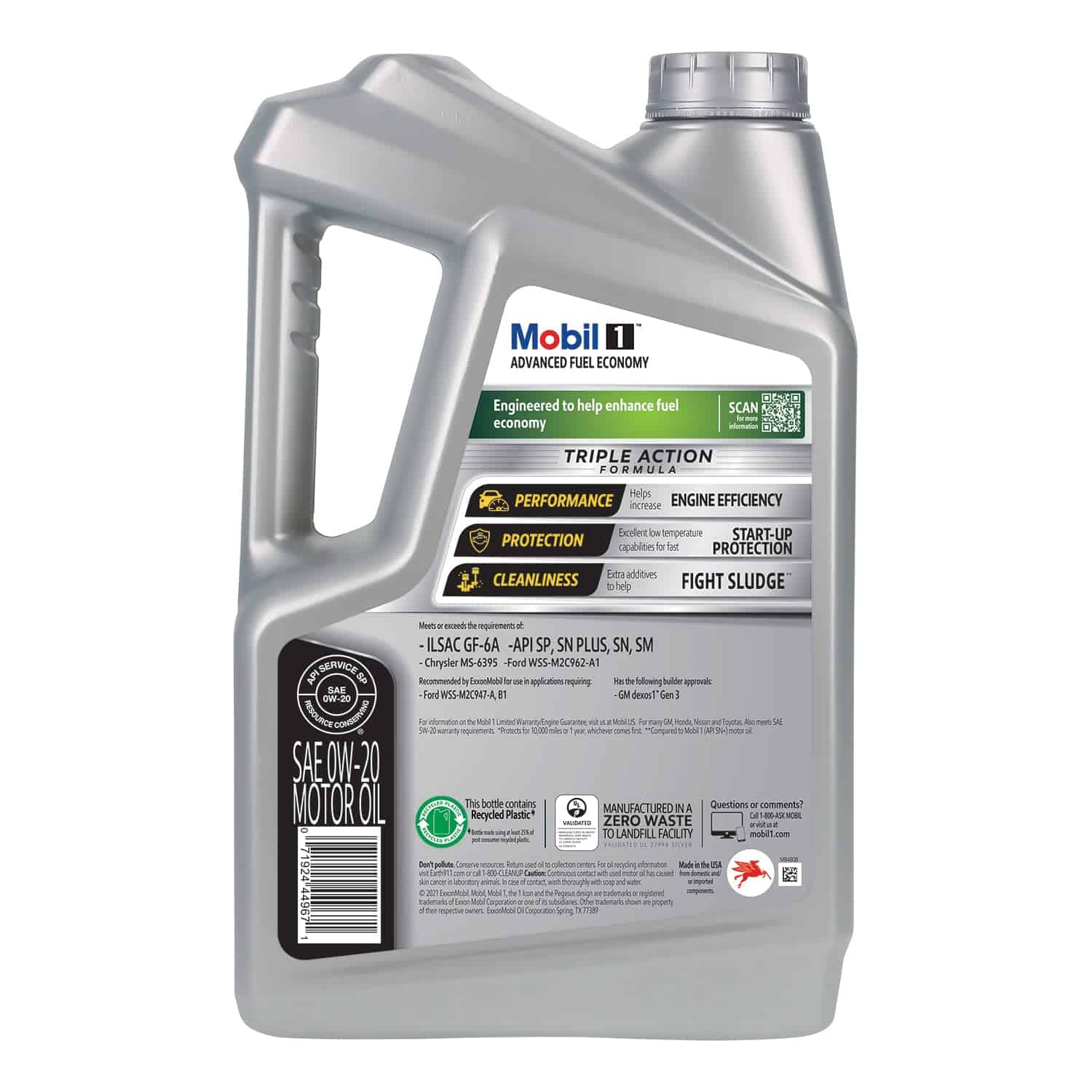 Mobil 1 Extended Performance Full Synthetic Motor Oil 5W-30 - 5 Quart Jug