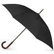 Totes Eco Auto Open Umbrella Classic Wooden J Stick Handle with Easy Grip