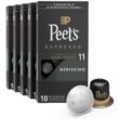 Peet's Coffee, Dark Roast Espresso Pods Compatible with Nespresso Original Machine, (5 Boxes of 10 Espresso Capsules)