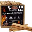 Billy Buckskin 10 lbs. Fatwood Fire Starter Sticks Camping Essentials,10 lb Box