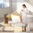 Dreo Electric Space Heater for Bathroom and Indoor, Portable Heater, 1500W Safe and Quiet PTC Ceramic Heater