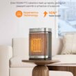 Dreo Electric Space Heater for Bathroom and Indoor, Portable Heater, 1500W Safe and Quiet PTC Ceramic Heater