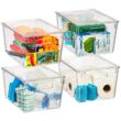 ClearSpace X-Large Plastic Storage Bins With Lids - Perfect for Kitchen, Pantry, Fridge Organization and Storage