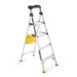 Gorilla Ladders 5.5 ft. Aluminum Dual Platform Heavy-Duty Ladder, 300 lb. Capacity Type IA Duty Rating