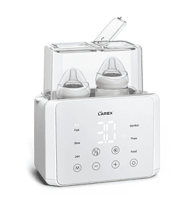 Larex Double Bottle Warmer, 11-in-1 Fast Baby Bottle Warmer for Breastmilk and Formula