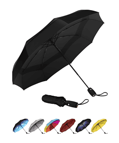 Repel Umbrella The Original Portable Travel Umbrella - Umbrellas for Rain Windproof, Strong Compact Umbrella