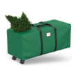 BROSYDA Rolling Christmas Tree Storage Bag, Fits Up to 9 ft Artificial Xmas Disassembled Trees (Green)