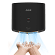AIKE Air Wiper Compact Hand Dryer 110V 1400W Black (with 2 Pin Plug) Model AK2630