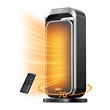Dreo Space Heaters for Indoor Use, 15 Inch Portable Heater with 70°Oscillation, 1500W Electric Heaters with Remote