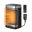 Dreo Electric Space Heater for Bathroom and Indoor, Portable Heater, 1500W Safe and Quiet PTC Ceramic Heater