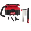 Milwaukee M18 FUEL PACKOUT Cordless 2.5 Gal Wet/Dry Vacuum w/AIR-TIP 1-1/4 in. - 2-1/2 in. (7-Piece) Long Reach Flexible Hose Set
